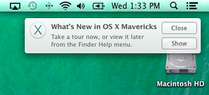 Mavericks What's New