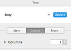Pages 5 Update button