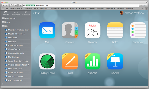Safari 7 Bookmarks and Reading List