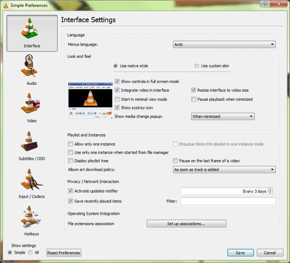 VLC 2.10 screenshot