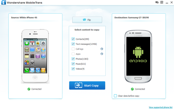MobileTrans 3.3 screenshot