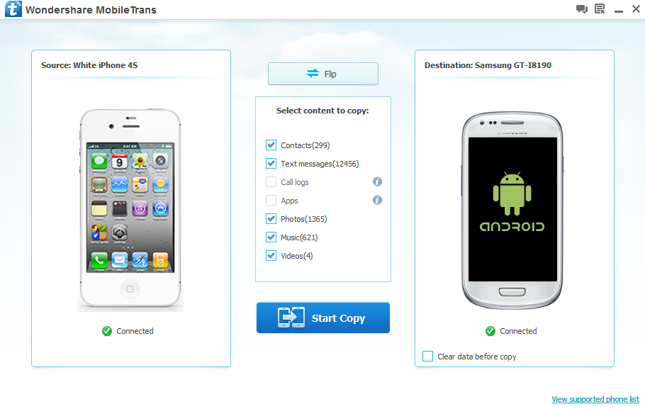 download the last version for ios MobieTrans 2.3.8