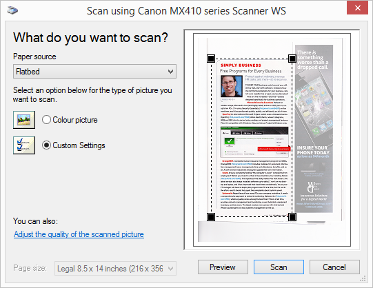 win scan 2 pdf windows 10