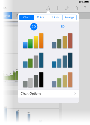 Numbers 2 for iOS