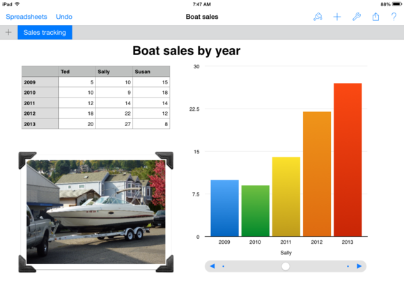Numbers 2 for iOS