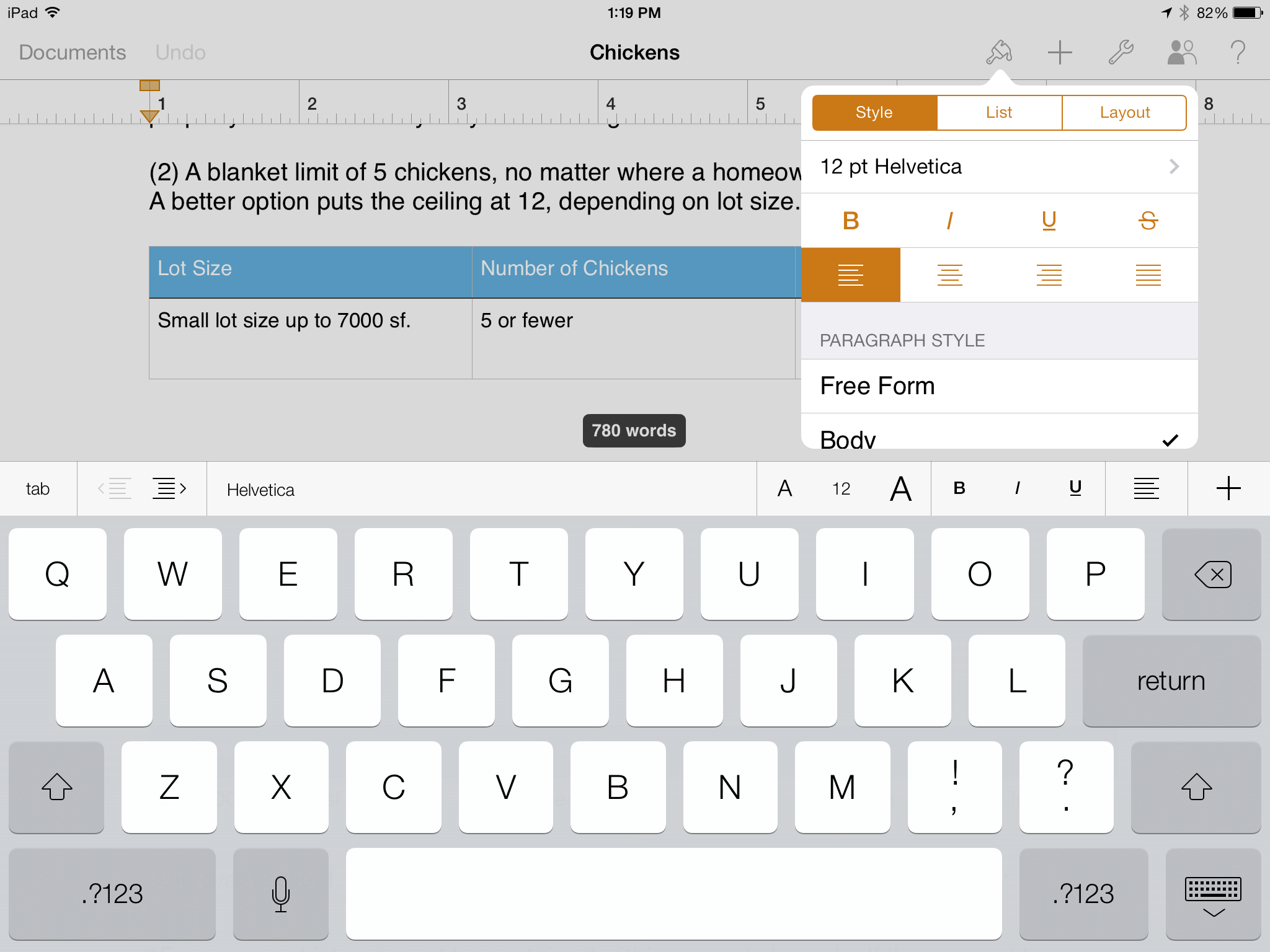 Pages 2 0 For IOS Review IPad Version Mirrors Mac Version In Ease Of 