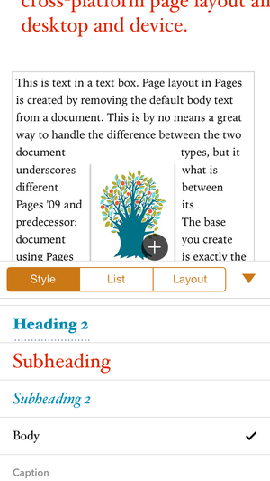 Pages 2.0 iPhone