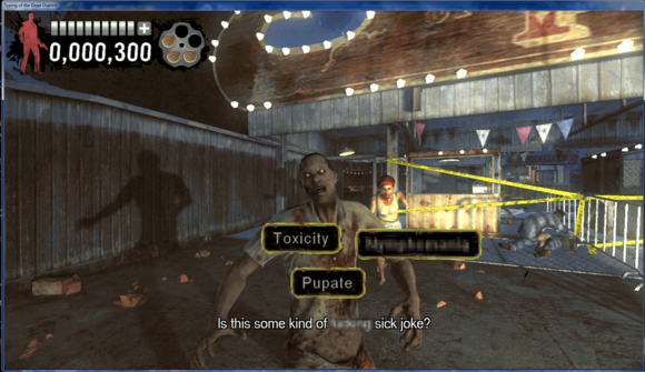 Typing of the Dead: Overkill carnival screenshot