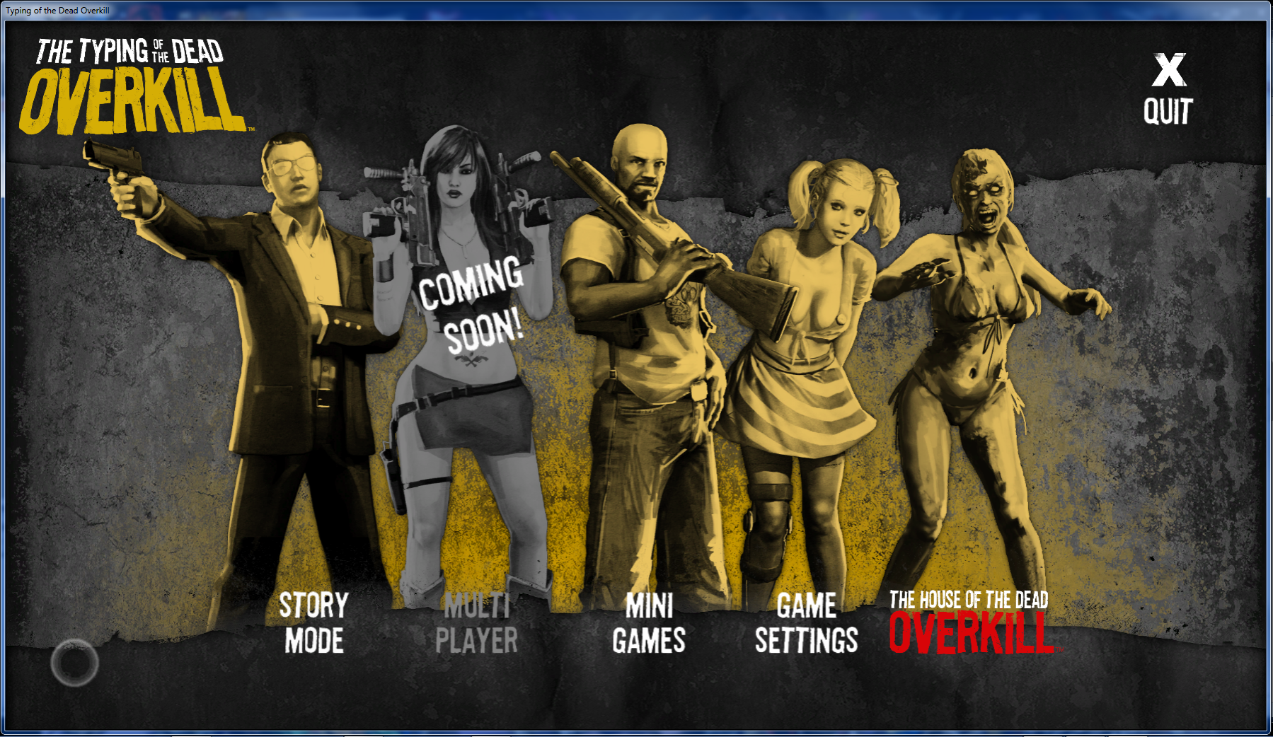 The Typing of The Dead: Overkill, Software