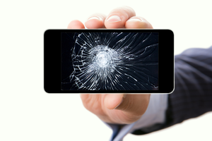 broken screen phone