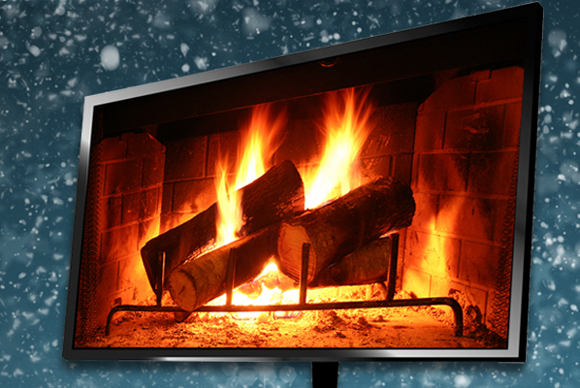 Create a digital Yule log on your HDTV | Macworld