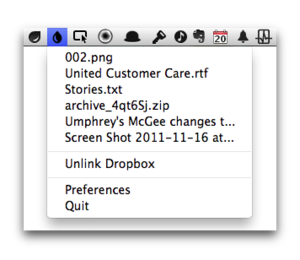 dragshare menubar new
