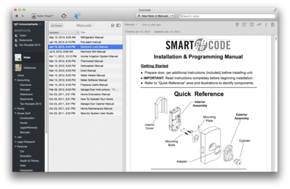 macos evernote