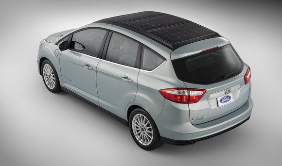 This Solar Powered Ford C Max Concept Car Can Move Itself To Follow The Sun Pcworld