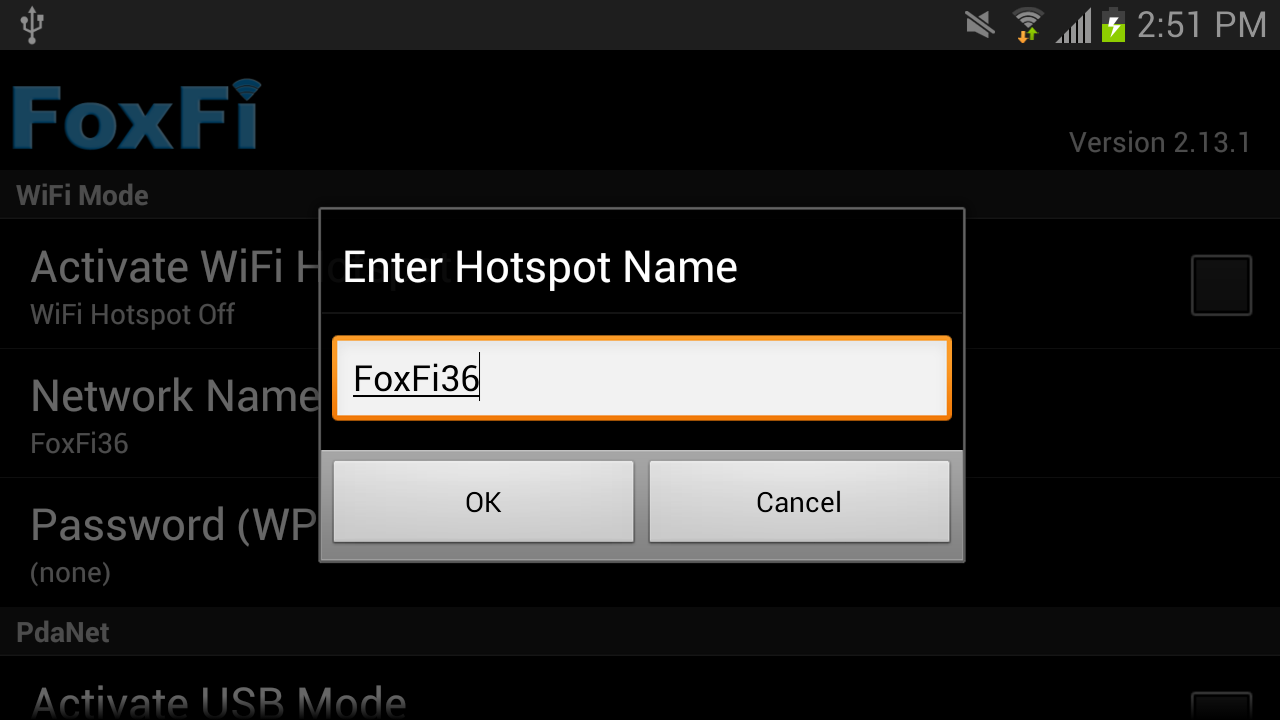 Wifi hotspot foxfi что это