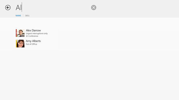 Microsoft Lync 8.1 contacts