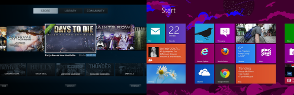 SteamOS Windows 8