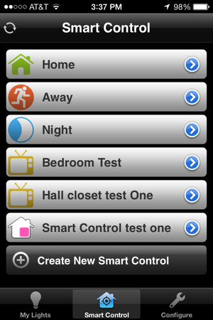 tcp app smart control multiple list