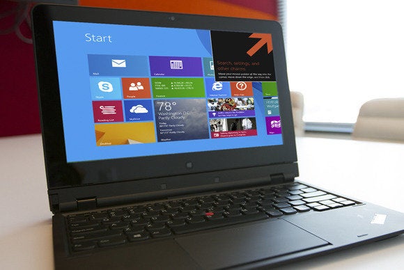 windows 8.1 on a laptop