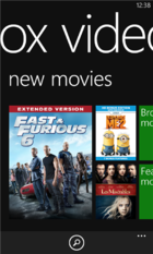 windows phone xbox video