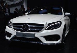 2015 mercedes mercedes benz c class front naias detroit auto show jan 2014