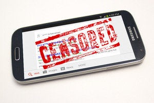 Can't say that on google