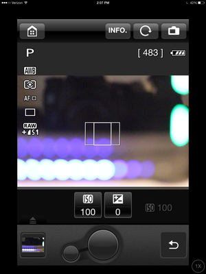 eos remote in catpure mode