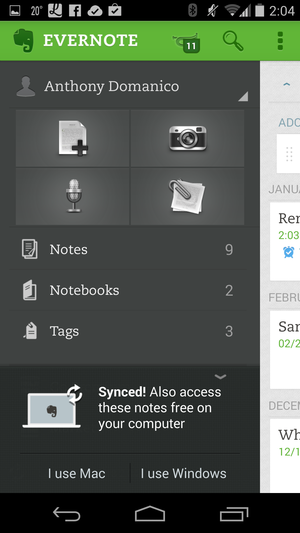 download the new version EverNote 10.60.4.21118