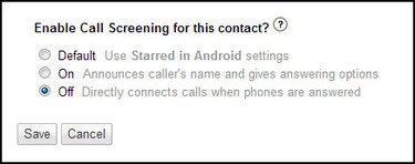 google voice call screening copy