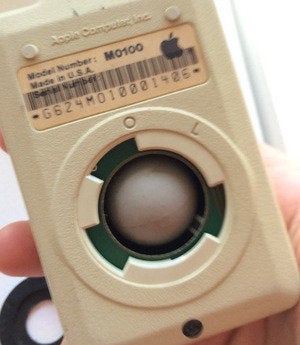 Apple Mouse scroll ball