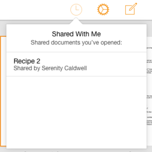 iwork icloud list