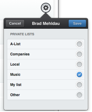 manage list