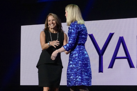 Mayer and Couric at CES 2014