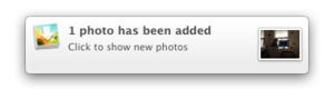 myphotostream notification