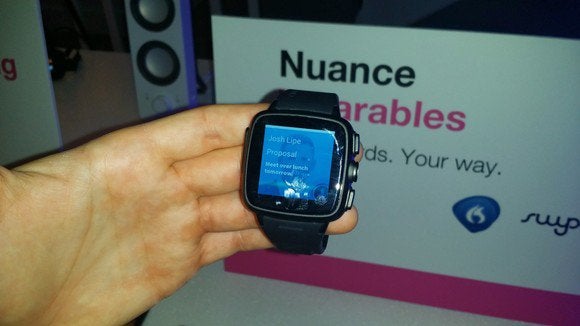 nuance smartwatch email