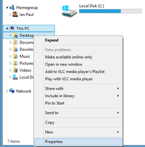 properties this pc