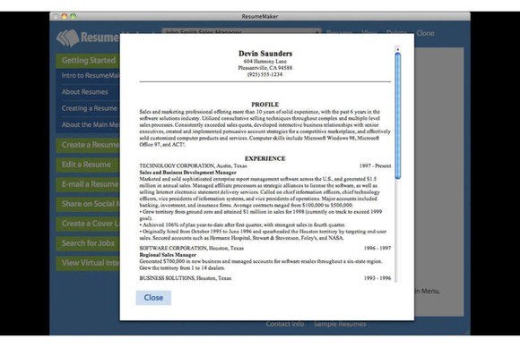 resume maker