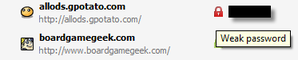sticky password weak passwordr