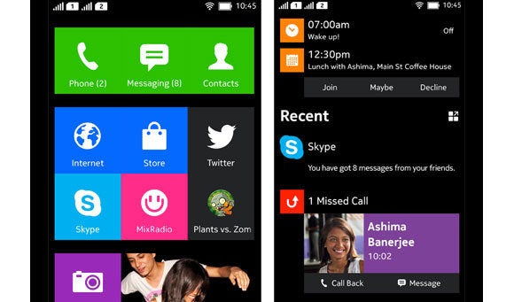 Nokia's Android phone interface sports a Windows Phone ...