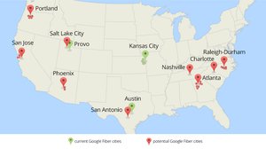 google fiber cities map