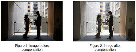 hitachi projector image compensation