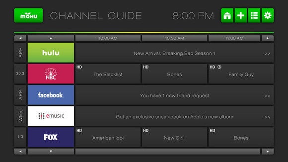 mohu channel guide