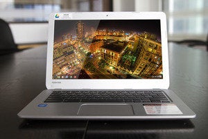 toshiba cb35 a3120 chromebook feb 2014 front open