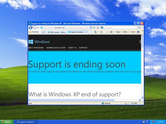 windows xp embedded support
