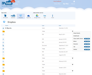 zipshare options
