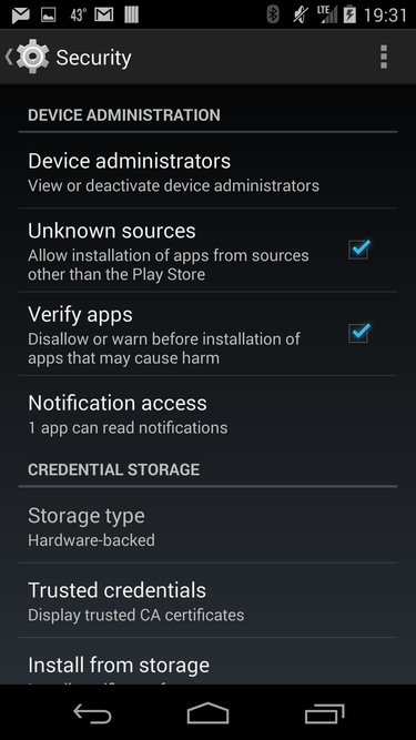 adb install from unknown sources