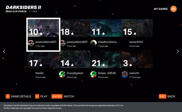 OnLive bragclips screen 05