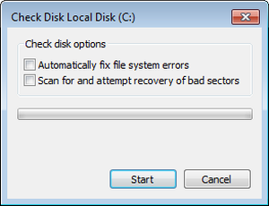 check disk win7