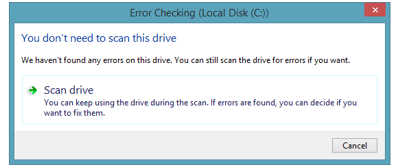 check disk win8