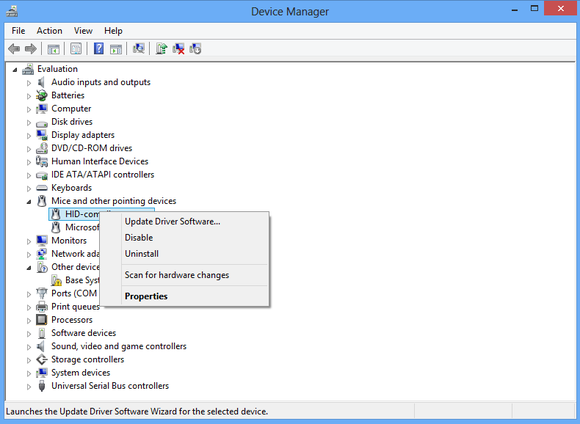 Update device manager